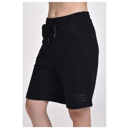 Target Γυναικείο σορτς Loose Long Bermuda Shorts French Terry "Talent Loose"